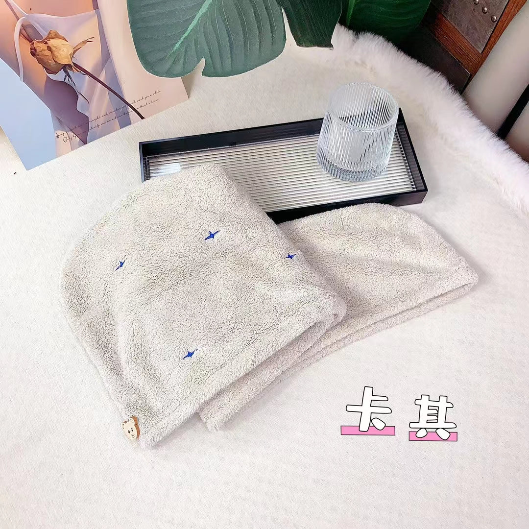 【P2013】新款洗头专用速干干发帽 ❤️