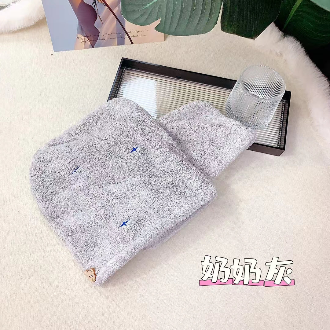 【P2013】新款洗头专用速干干发帽 ❤️