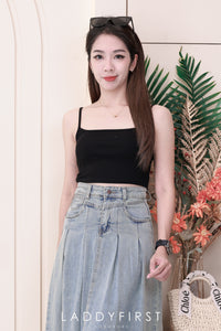 【L7140】韩版百搭休闲简约牛仔长裙，有口袋 ❤️❤️【A-R3-C5】