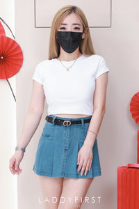 【T80792-2】【直播间搭配款】独家爆款高品质纯棉弹力圆领短袖简约日常百搭款上衣 #衣柜必入手百搭款 ❤❤ 【A-R1-C3】