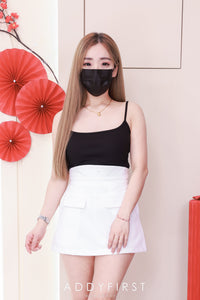 【S121478】高品质简约百搭款前后裙西装高腰百搭短裙，内层有里布短裤，有口袋 ❤️❤️ 【A-R1-C4】