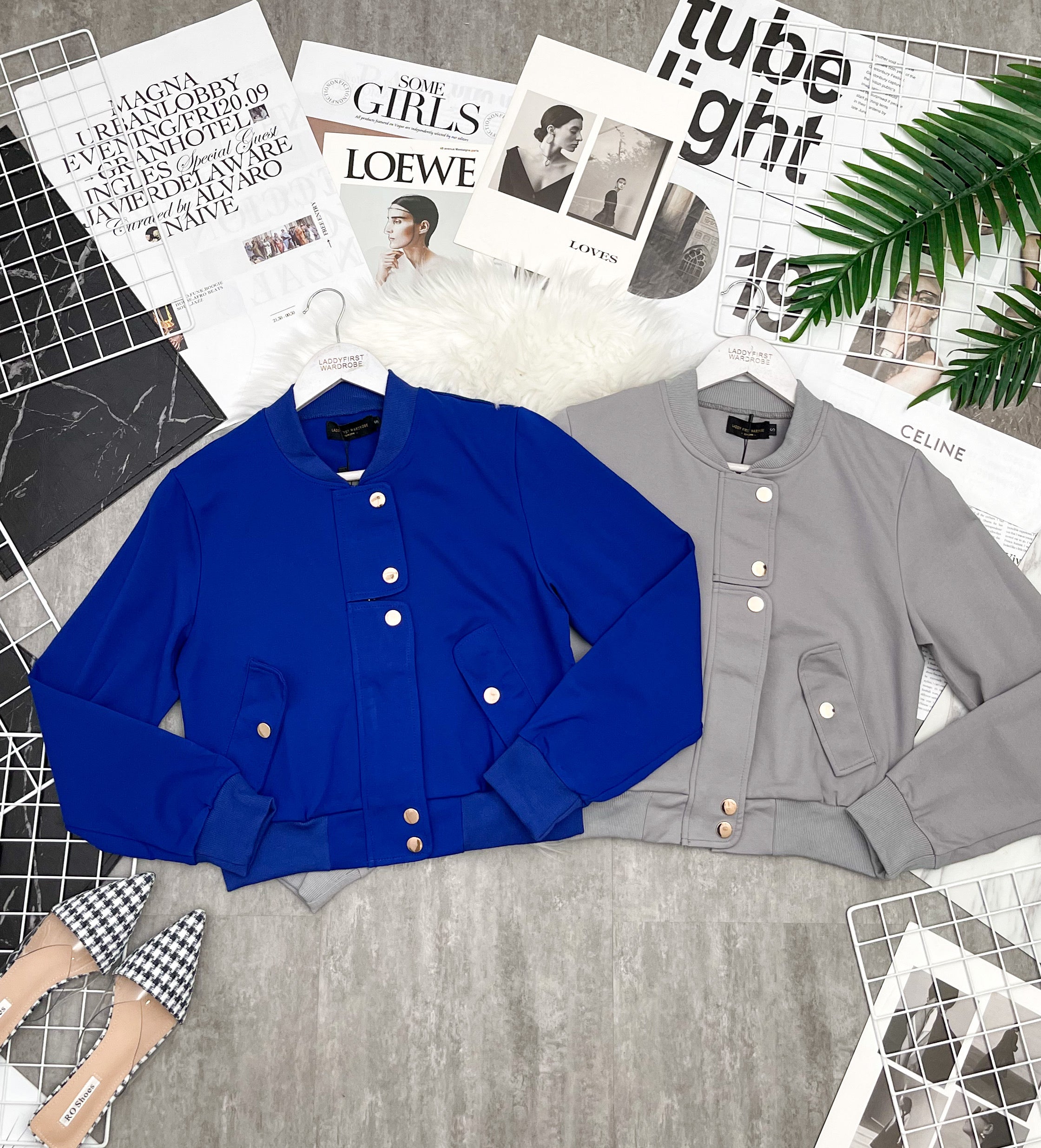 【JK150454】欧式风罗马两穿外套上衣，有口袋