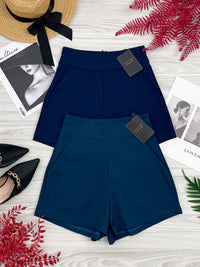 【S7885】【网站福利款✨】独家爆款【万能爸爸】西装高腰百搭短裤，后中拉链有口袋【B-R2-C6】