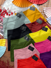 【S1445】独家爆款【万能妈妈】【有里布款📌】西装中高腰休闲百搭万能短裤，有口袋 #内有里布 ✔️ ❤️❤️【D-R2-C3】