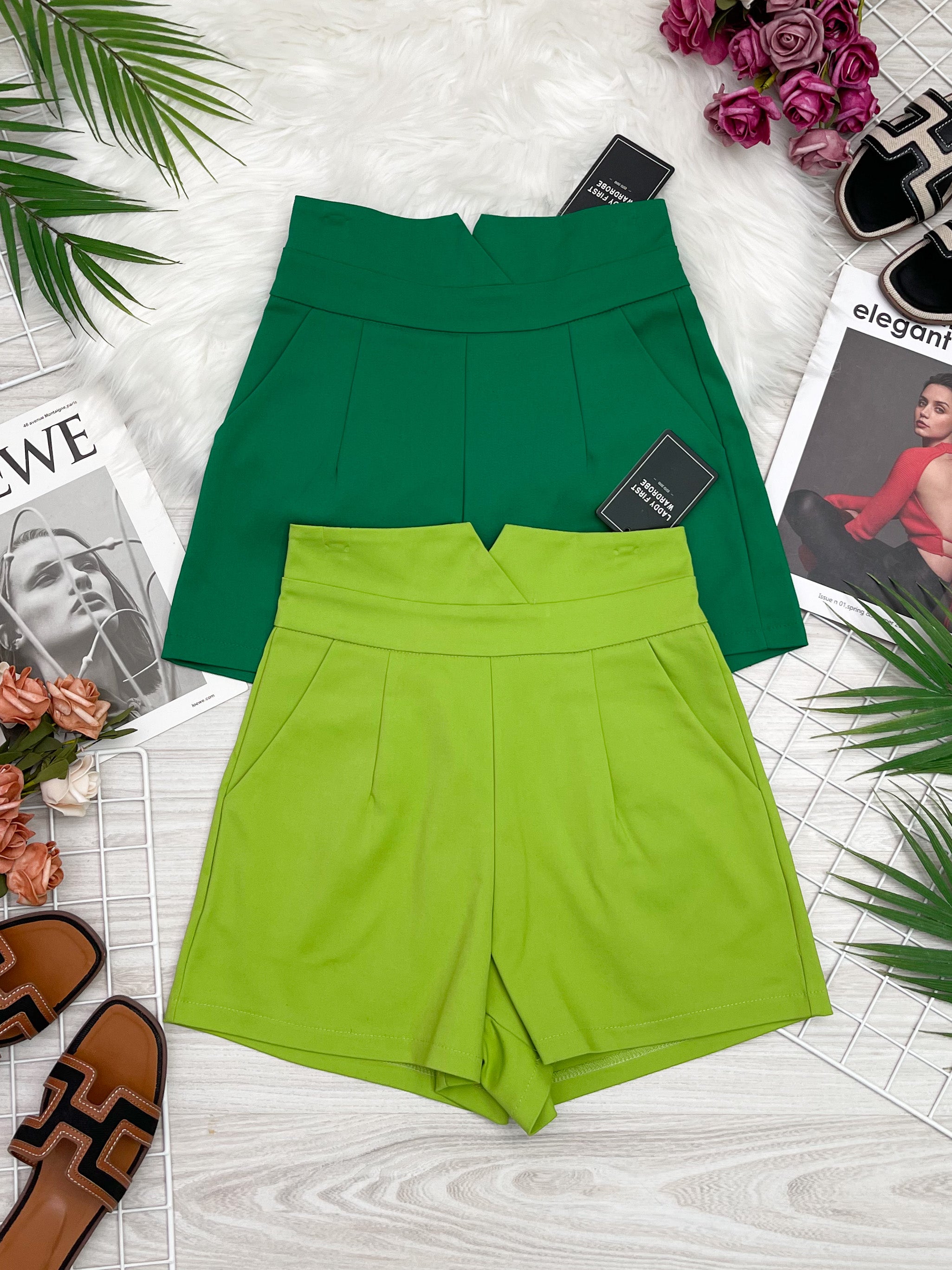 【S3720】小v设计西装高腰百搭，有口袋，后中拉链 【C-R1-C3】