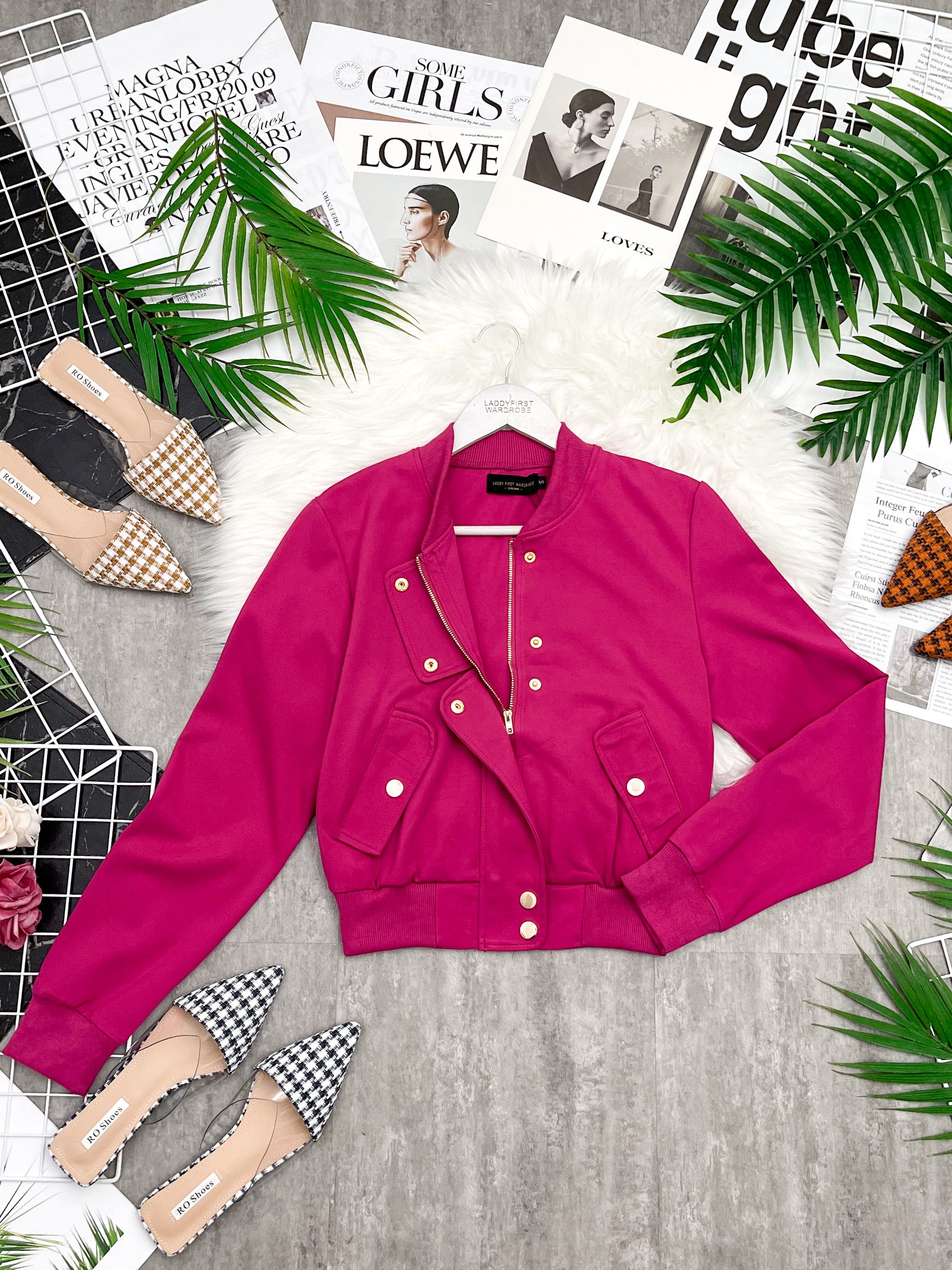 【JK150454】欧式风罗马两穿外套上衣，有口袋