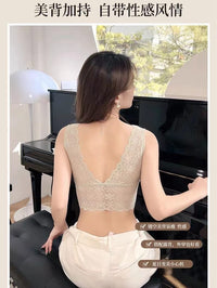 【A681】蕾丝厚带百搭内搭美背