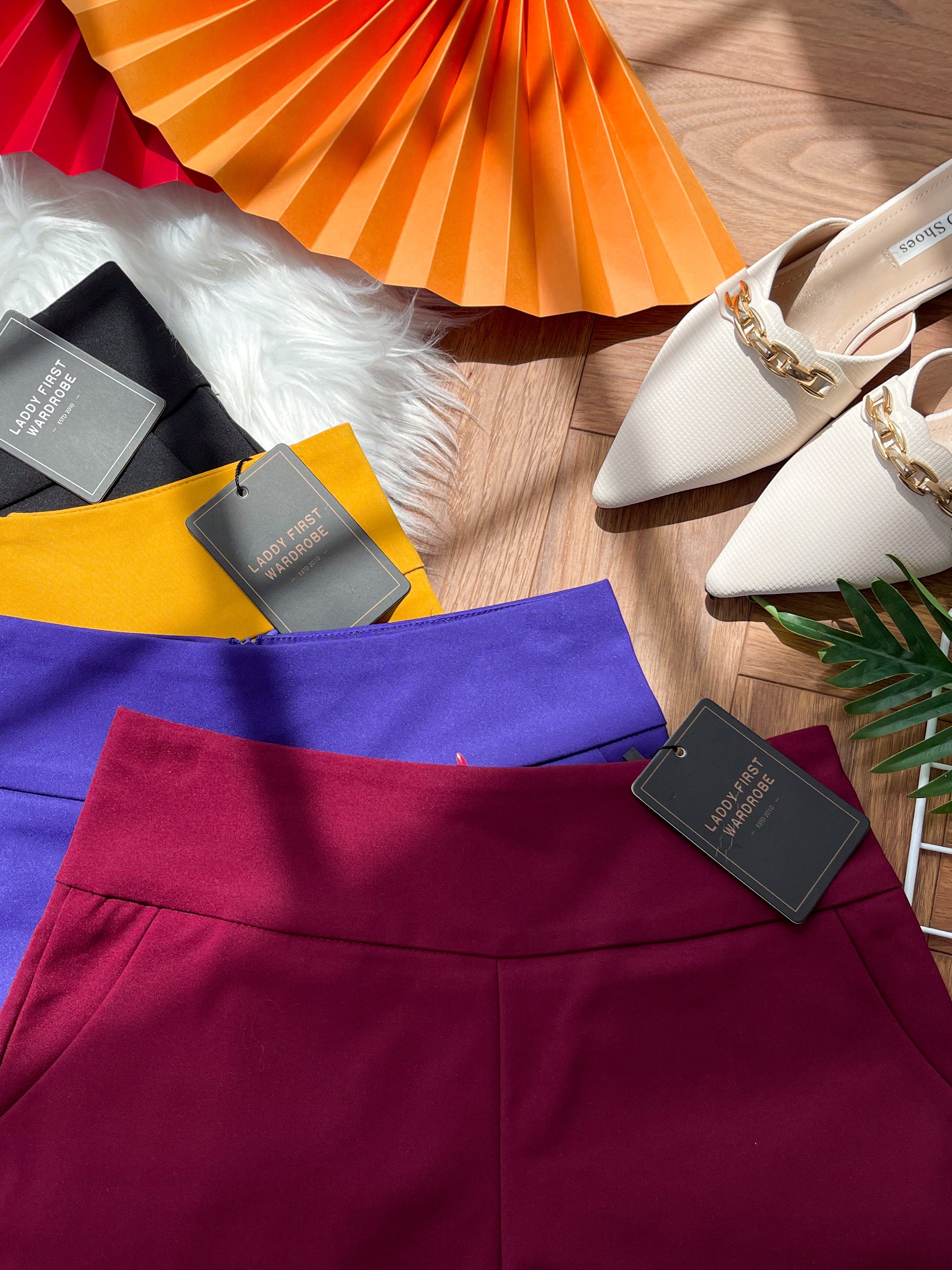 【S1445】独家爆款【万能妈妈】【有里布款📌】西装中高腰休闲百搭万能短裤，有口袋 #内有里布 ✔️ ❤️❤️【D-R2-C3】