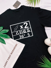 【O33777】独家爆款LFW已打疫苗男女同款 Oversized Tee【A-RU1】