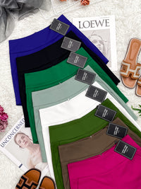 【S1445】独家爆款【万能妈妈】【有里布款📌】西装中高腰休闲百搭万能短裤，有口袋 #内有里布 ✔️ ❤️❤️【D-R2-C3】