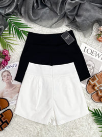 【S1445】独家爆款【万能妈妈】【有里布款📌】西装中高腰休闲百搭万能短裤，有口袋 #内有里布 ✔️ ❤️❤️【D-R2-C3】