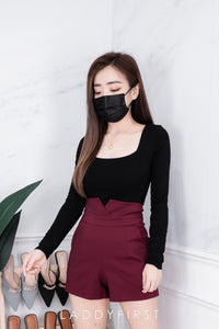 【S3720】小v设计西装高腰百搭，有口袋，后中拉链 【C-R1-C3】