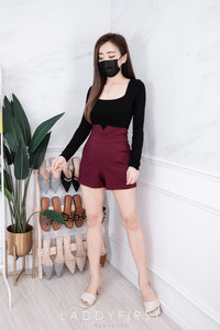 【S3720】小v设计西装高腰百搭，有口袋，后中拉链 【C-R1-C3】