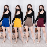 【S3720】小v设计西装高腰百搭，有口袋，后中拉链 【C-R1-C3】