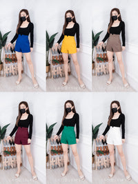 【S3720】小v设计西装高腰百搭，有口袋，后中拉链 【C-R1-C3】