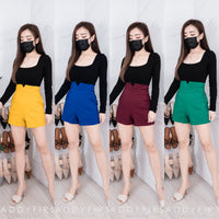 【S3720】小v设计西装高腰百搭，有口袋，后中拉链 【C-R1-C3】