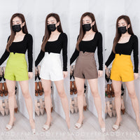 【S3720】小v设计西装高腰百搭，有口袋，后中拉链 【C-R1-C3】